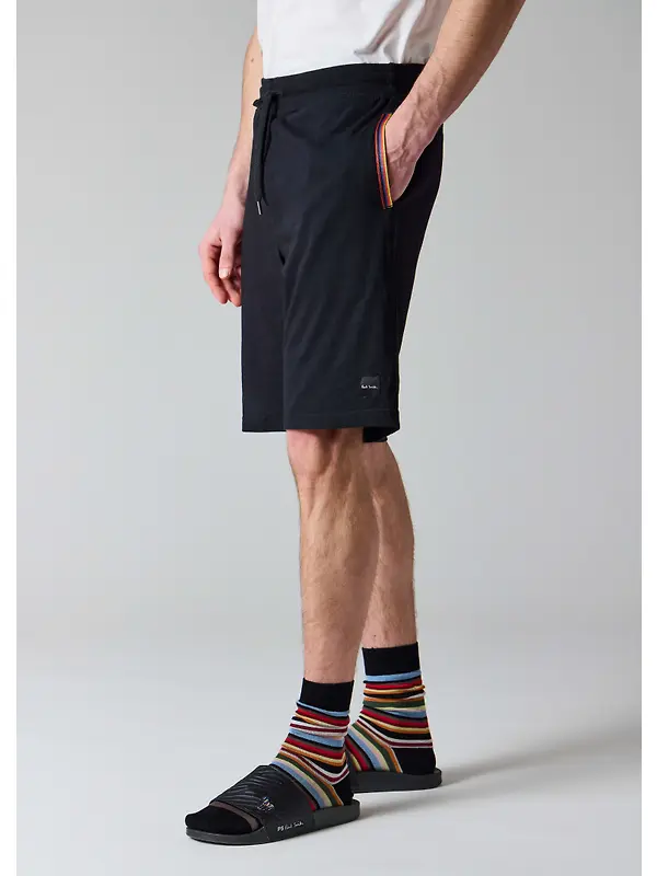 Paul Smith Men's Jersey Cotton Lounge Shorts - Black Image 4