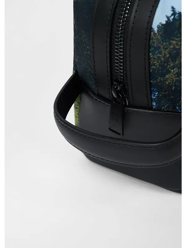 Paul Smith Men's 'Mini at Langar Hall' Washbag - Black Image 5
