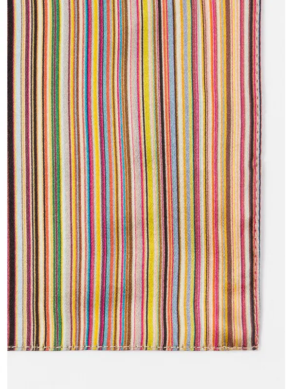 Paul Smith Men's Pocket Square - Signature Stripe Image 4