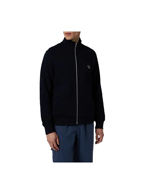 Paul Smith Men's Reg Fit Zebra Zip Top - Navy Image 1
