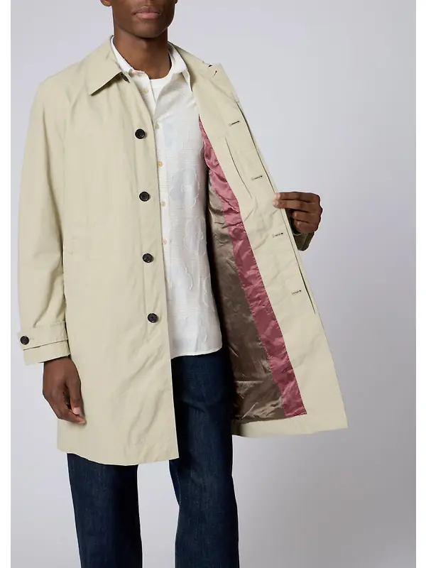 Paul Smith Men's Showerproof Coat - Light Beige Image 2