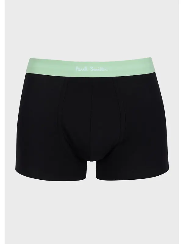 Paul Smith Men's Stripe/Plain Trunks 5 Pack - Mixed Image 4
