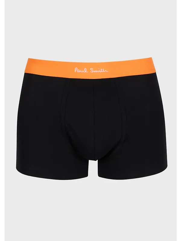 Paul Smith Men's Stripe/Plain Trunks 5 Pack - Mixed Image 6