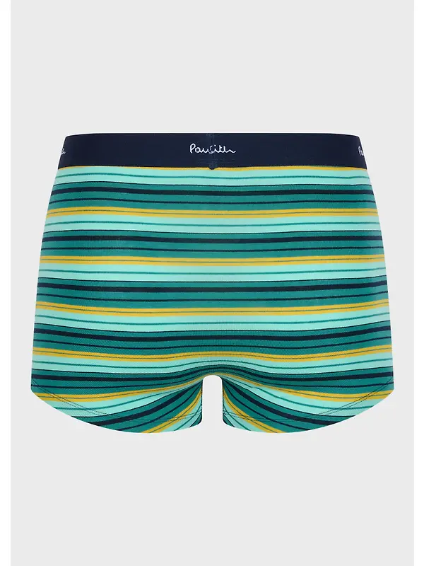 Paul Smith Men's Stripe/Plain Trunks 5 Pack - Mixed Image 9