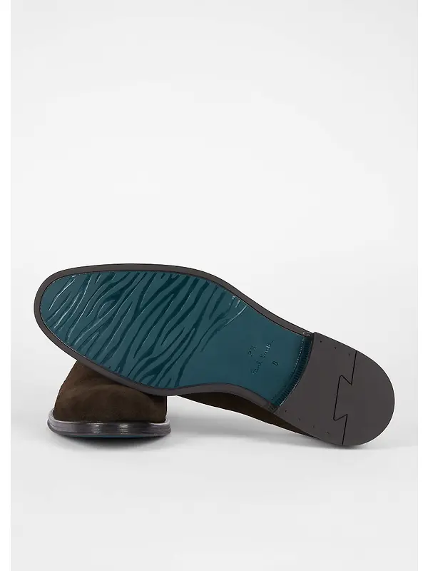 Paul Smith Men's Timothy Derby Shoes - Dark Brown Suede Image 4