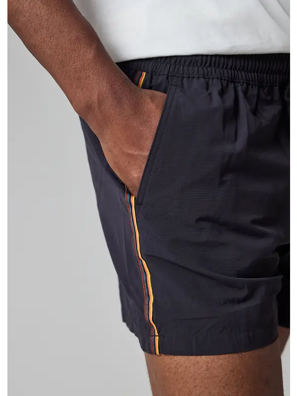 Paul Smith Men's Zebra Logo Swim Shorts - Black Image 3