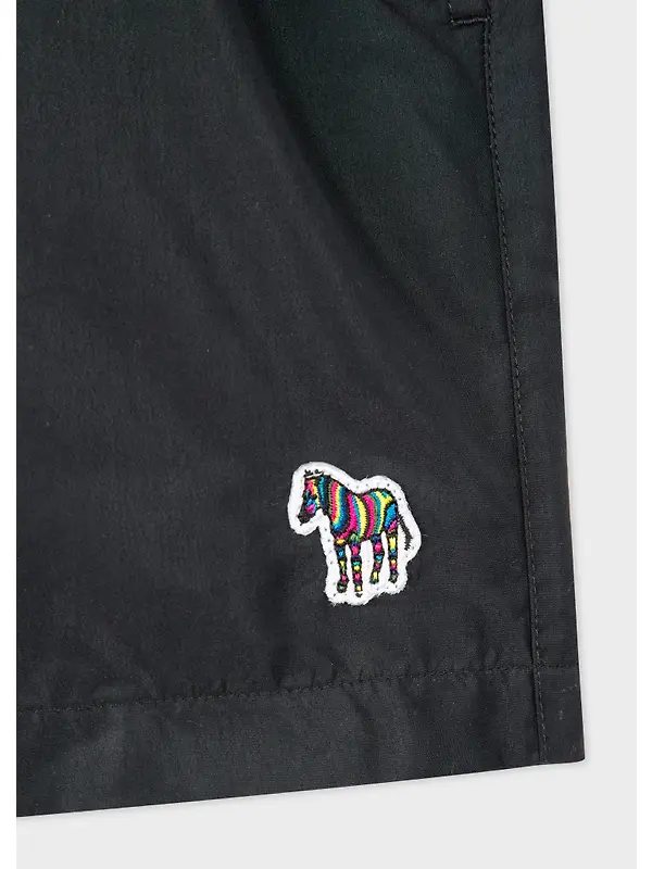 Paul Smith Men's Zebra Logo Swim Shorts - Black Image 6