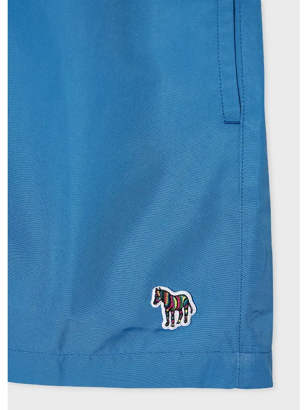 Paul Smith Men's Zebra Logo Swim Shorts - Petrol Blue Image 2
