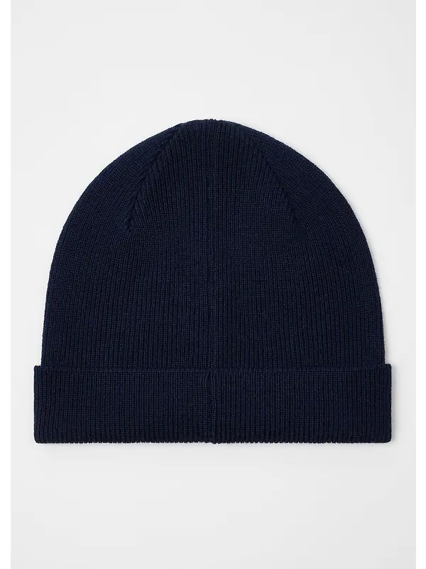 Paul Smith Men's Zebra Logo Wool Beanie - Navy Image 2