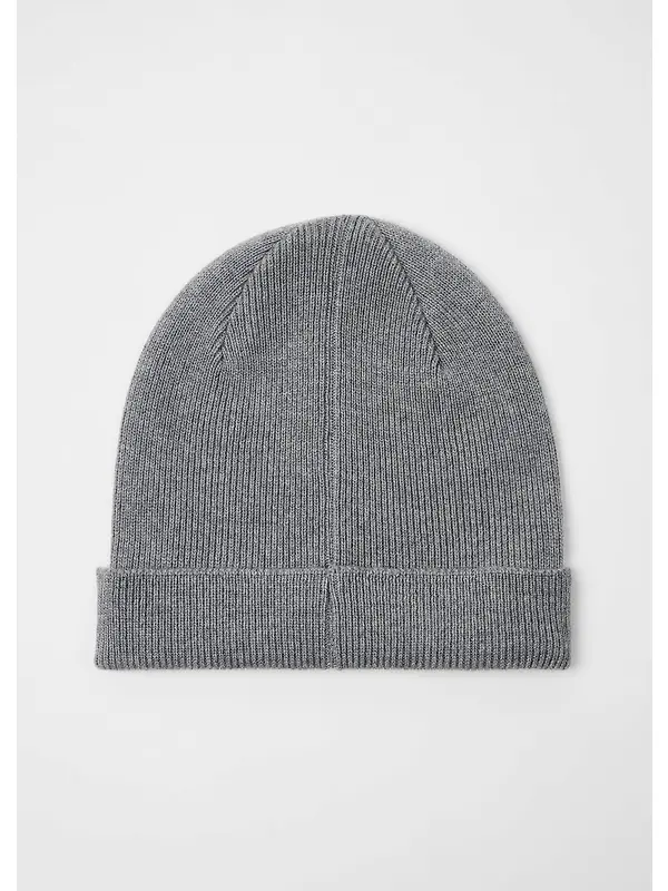 Paul Smith Men's Zebra Logo Wool Beanie - Slate Image 2