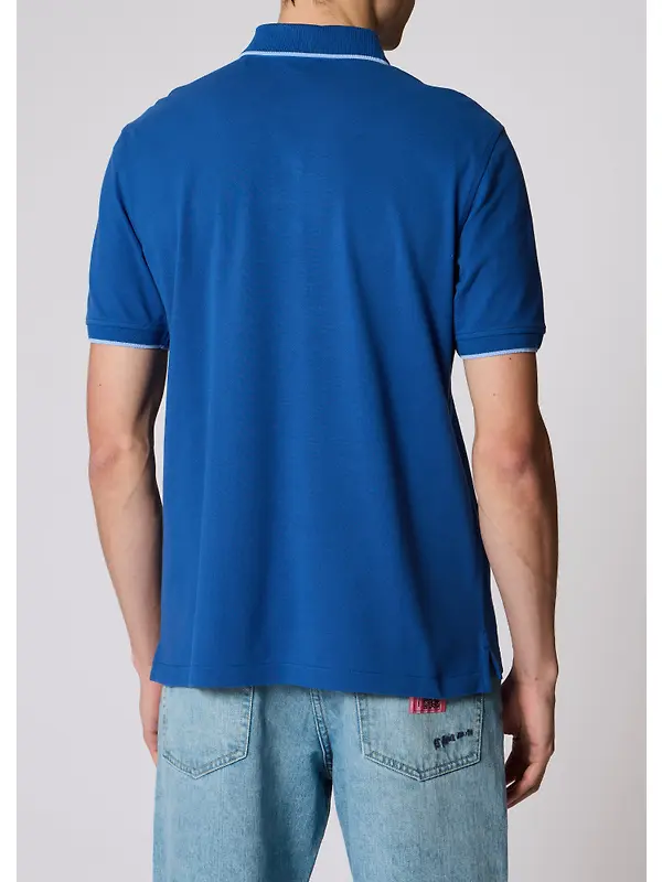 Paul Smith Men's Zebra Reg Fit Polo Shirt - Cobalt Blue Image 3