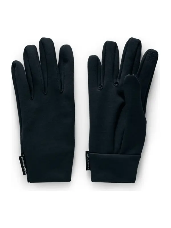 Peak Performance Liner Gloves - Black Image 1