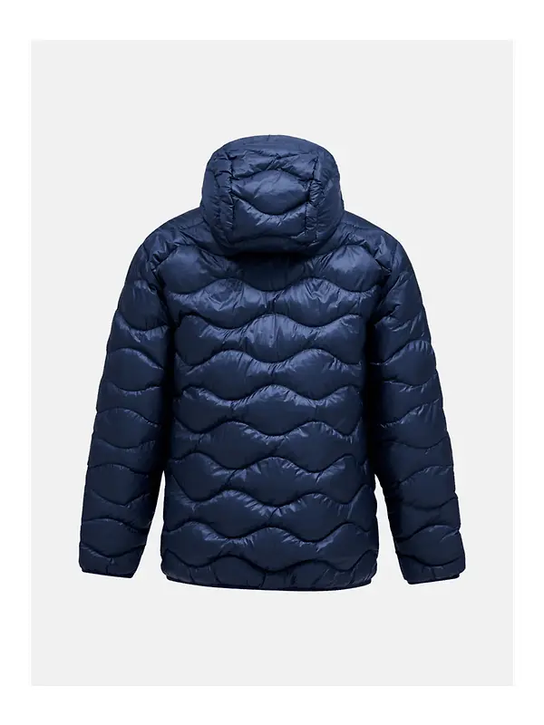 Peak Performance Men's Helium Down Hooded Jacket - Blue Shadow Image 9