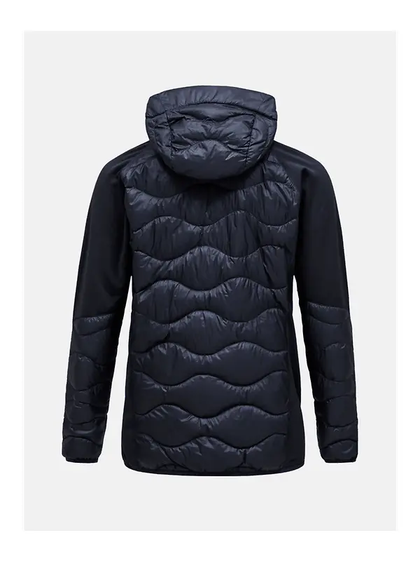 Peak Performance Men's Helium Down Hybrid Hooded Jacket - Black Image 7