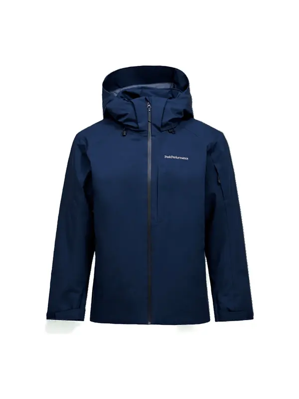 Peak Performance Men's Maroon HIPE 2L Insulated Shell Jacket - Blue Shadow Image 1