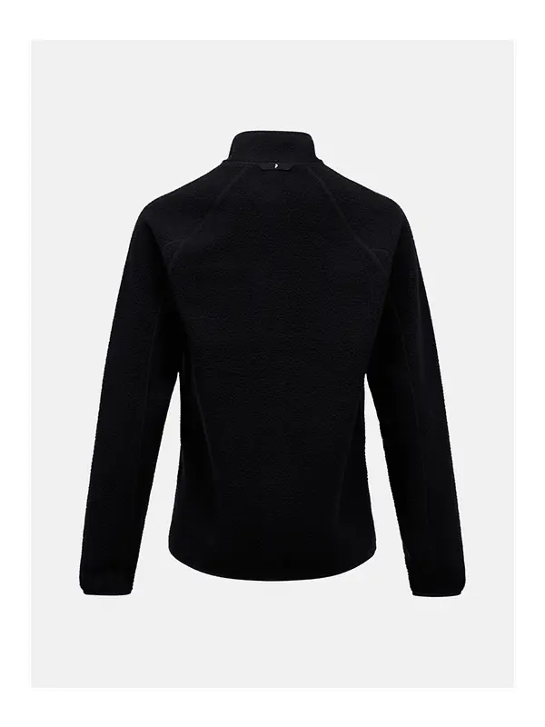Peak Performance Men's NatureRush Pile Zip Jacket - Black/Black Image 6
