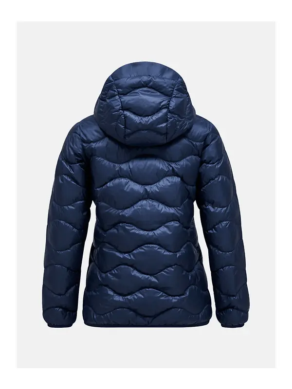 Peak Performance Women's Helium Down Hooded Jacket - Blue Shadow Image 6