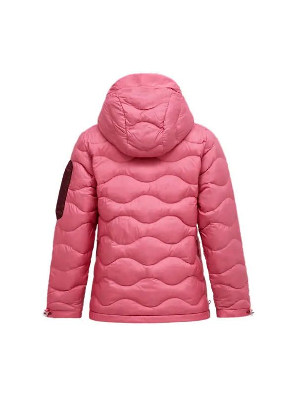 Peak Performance Women's Helium Utility Down Hooded Jacket - Mountain Blush/Frosted Blossom Image 9