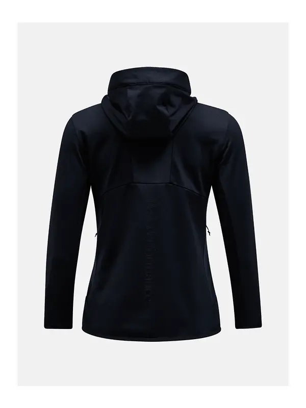 Peak Performance Women's Utility Light Zip Hoodie - Black/Black Image 6