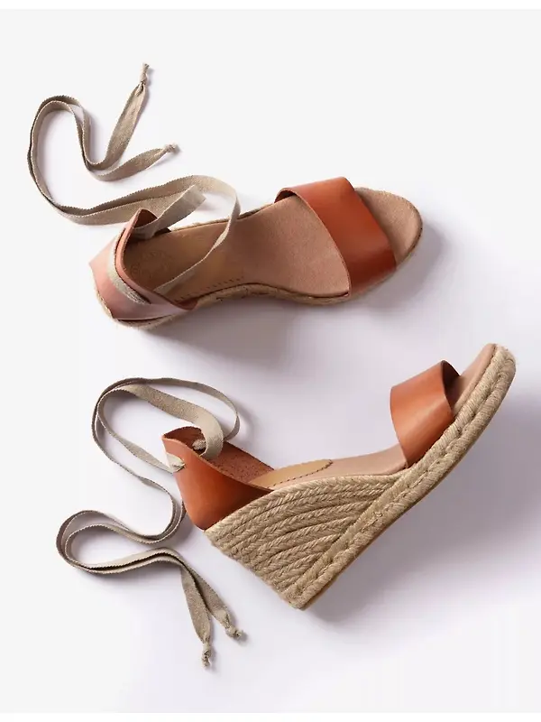 Penelope Chilvers Women's Brook Leather Espadrilles - Tan Image 4