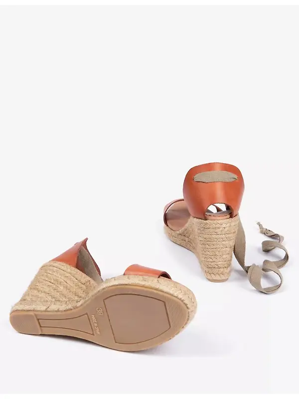Penelope Chilvers Women's Brook Leather Espadrilles - Tan Image 5