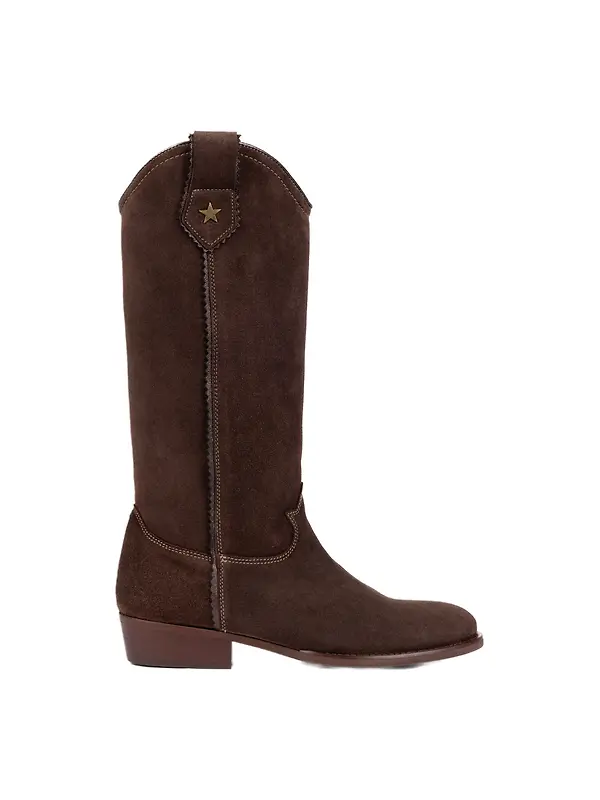 Penelope Chilvers Women's Topanga Suede Boots - Bitter Chocolate Image 1