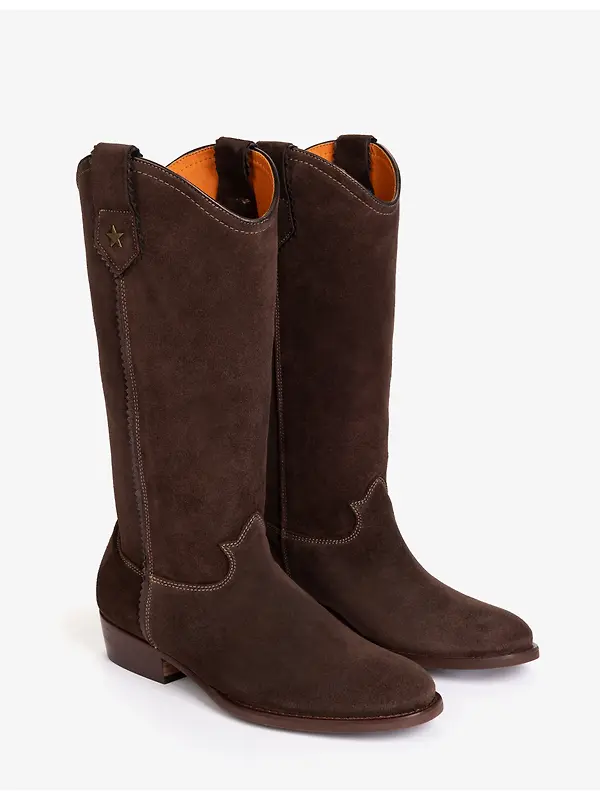 Penelope Chilvers Women's Topanga Suede Boots - Bitter Chocolate Image 2