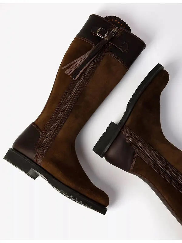 Penelope Chilvers Women's Inclement Long Tassel Boots - Dark Oak Image 3