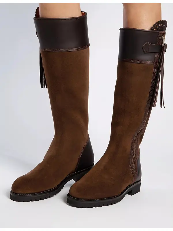 Penelope Chilvers Women's Inclement Long Tassel Boots - Dark Oak Image 4