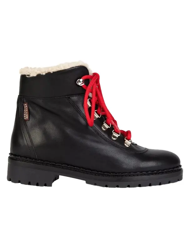 Penelope Chilvers Women's Cortina Leather/Shearling Boot - Black Image 1