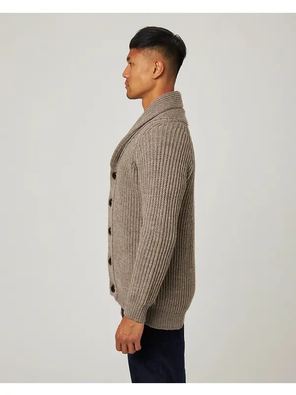 Peregrine Men's Wilkinson Cardigan - Oak Image 4