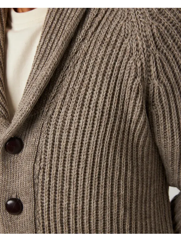 Peregrine Men's Wilkinson Cardigan - Oak Image 8