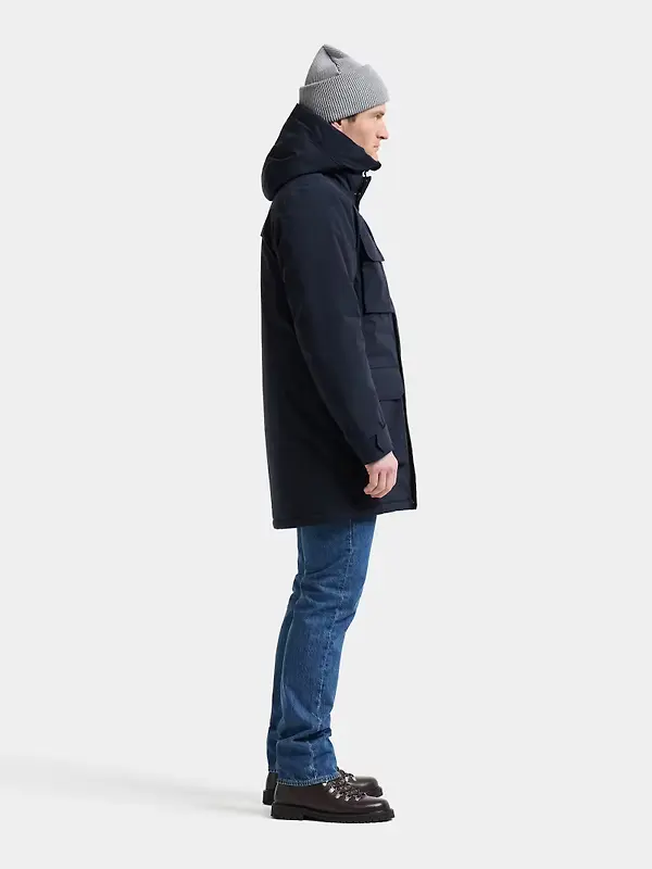 Didriksons Men's Aiden Waterproof Parka - Dark Night Blue Image 6