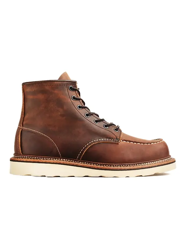 Red Wing Men's Classic Moc Toe Boots - Copper Rough & Tough - Style 1907 Image 1