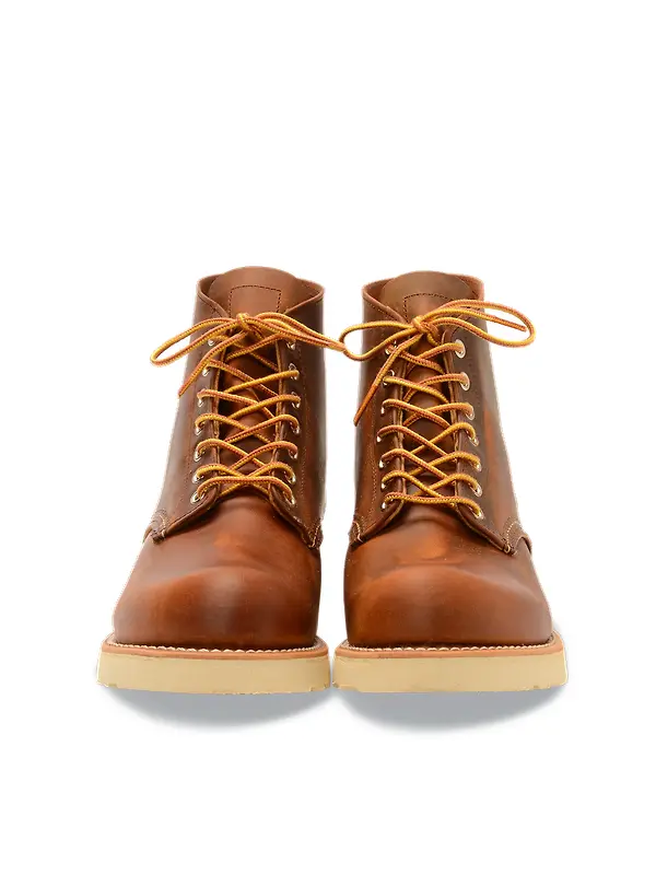 Red Wing Men's Round Toe Boots - Copper Rough & Tough - Style 9111 Image 5
