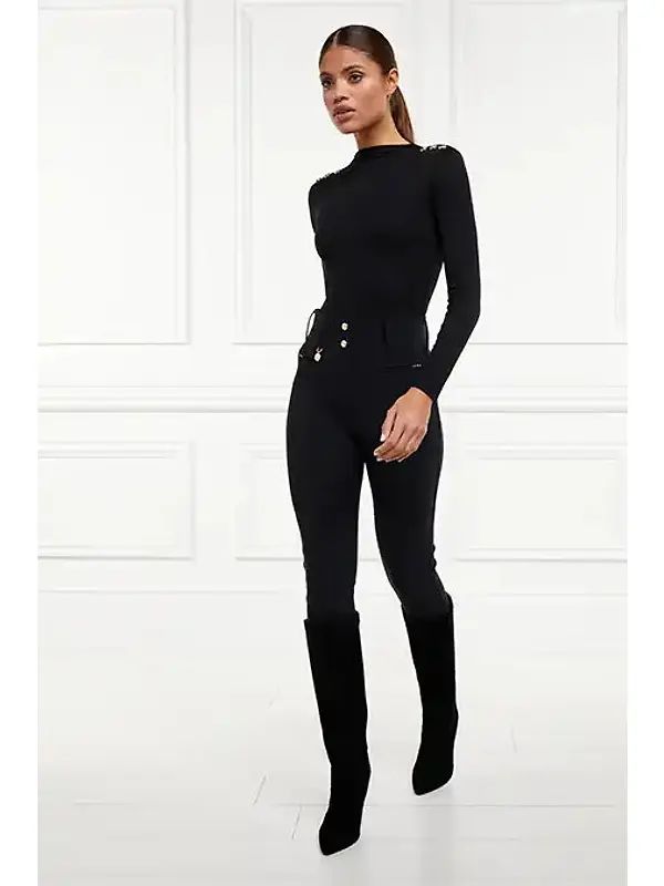 Holland Cooper Women's Contour Trousers (Regular Leg) - Black Image 11