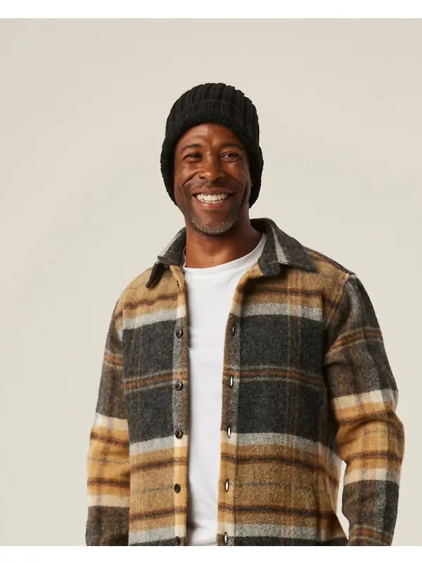 Peregrine Milliner Ribbed Beanie - Black Image 4