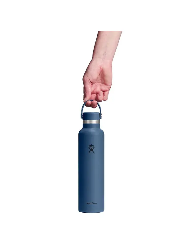 Hydro Flask 24oz (710ml) Standard Mouth Bottle - Harbour Blue Image 3