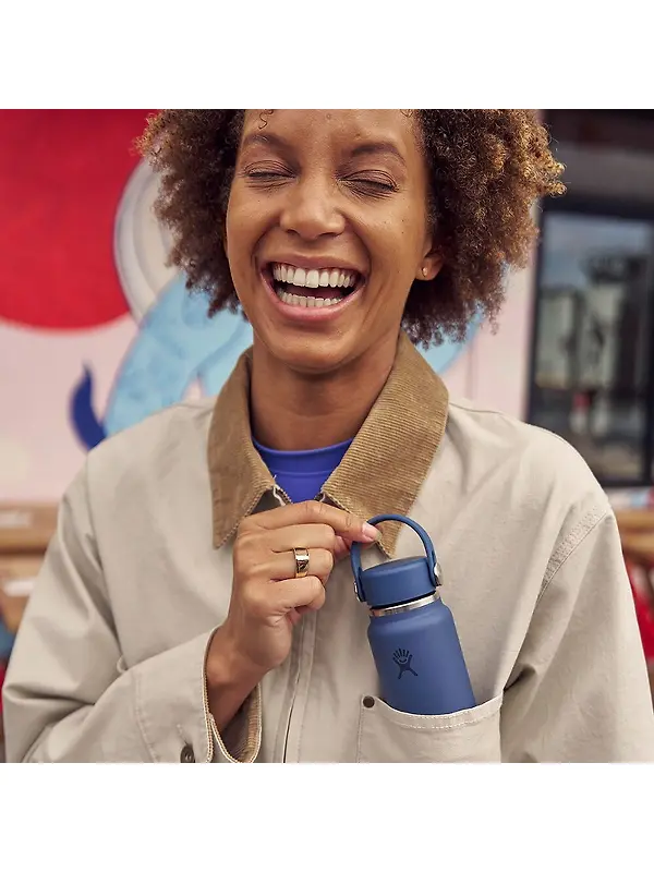 Hydro Flask 6.7oz (200ml) Micro Hydro Mini Bottle - Harbour Blue Image 2