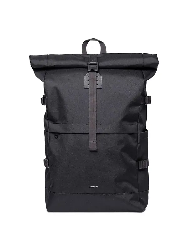Sandqvist Icon Rolltop Backpack L 26L 16" - Black Image 1