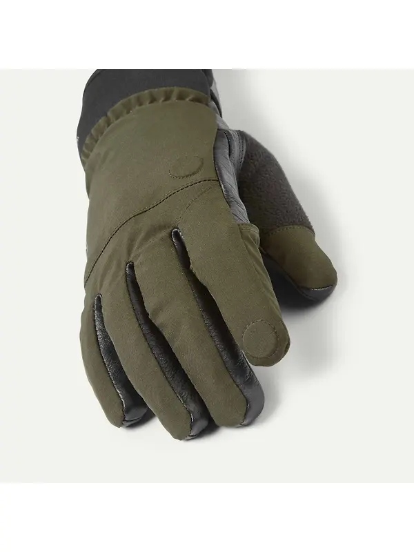 Sealskinz Broome Waterproof All Weather Shooting Gloves - Olive Image 3