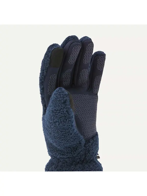 Sealskinz Hoveton Waterproof Heavy Sherpa Fleece Gloves - Navy Image 2
