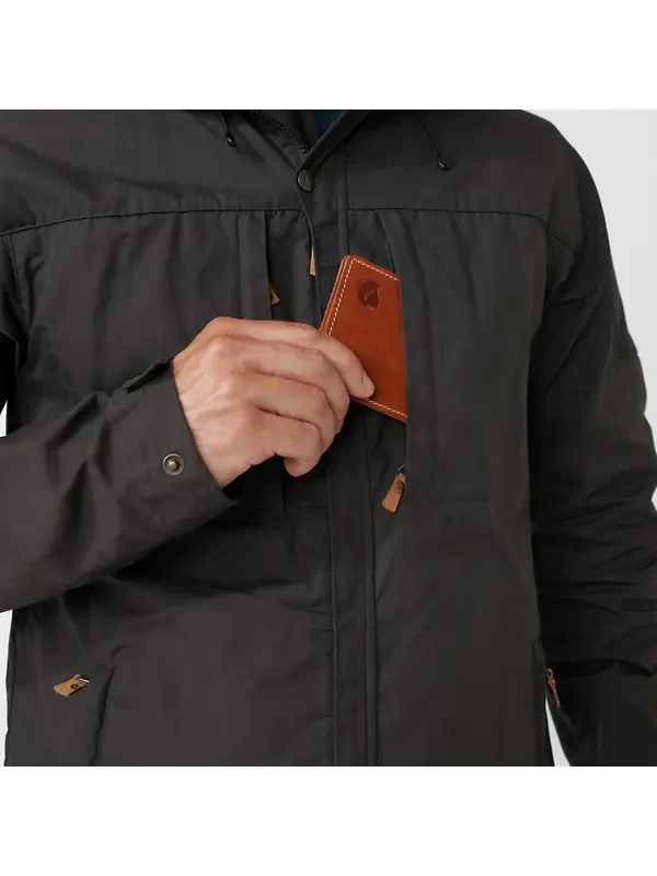 Fjällräven Men's Skogsö Jacket - Dark Navy Image 9