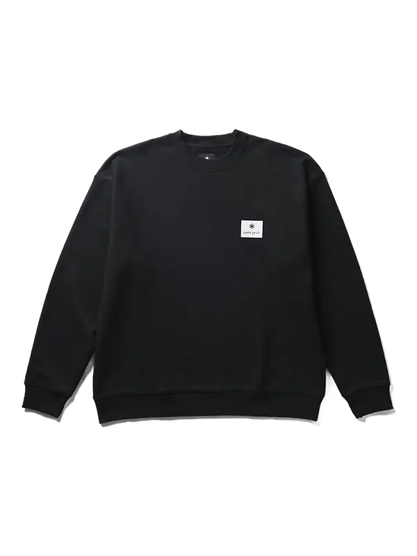 Snow Peak New Standard Square Logo Pullover - Black Image 1