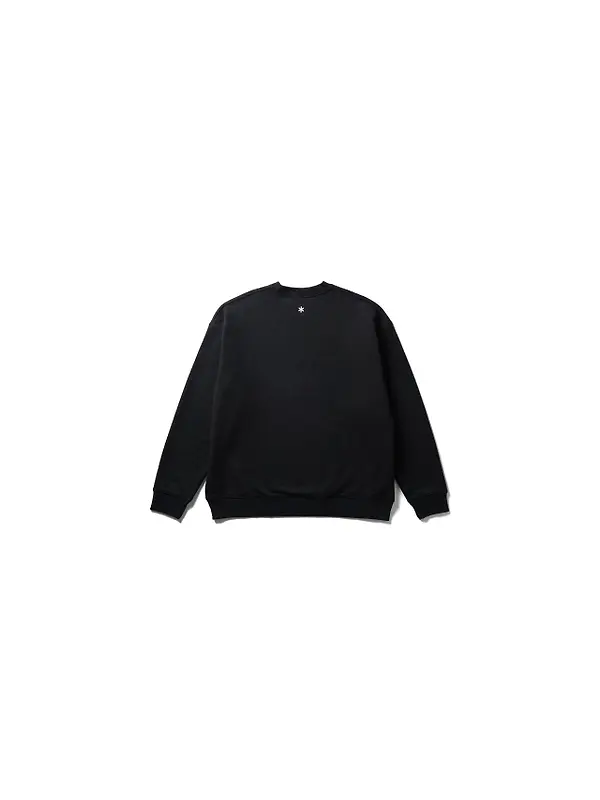 Snow Peak New Standard Square Logo Pullover - Black Image 2