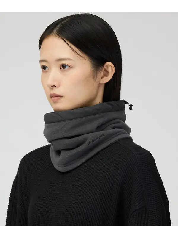 Snow Peak Polartec Neck Warmer - Charcoal Image 2
