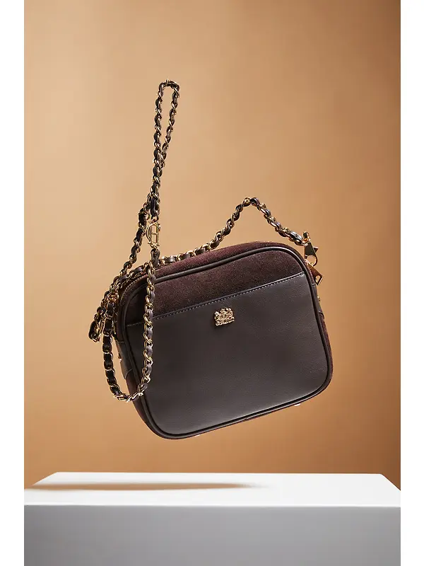 Holland Cooper Women's Soho Camera Bag - Chocolate Suede Image 5