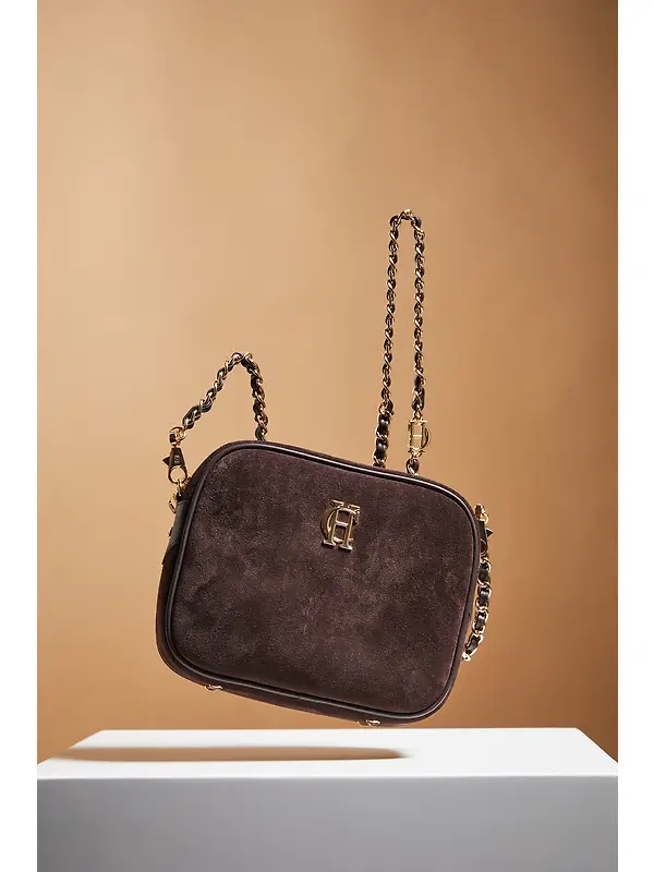 Holland Cooper Women's Soho Camera Bag - Chocolate Suede Image 3
