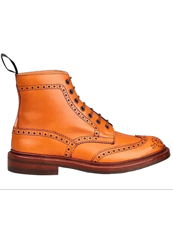 Tricker’s Stow Country Boot with Dainite Sole – Acorn Antique Image 1