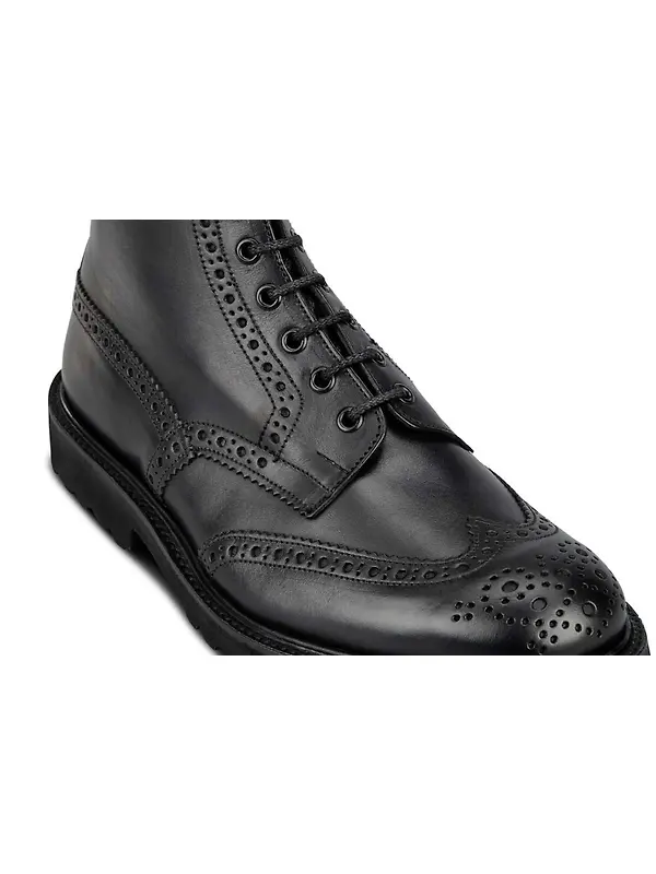 Tricker’s Stow Country Boot – Olivvia Classic Black Image 2